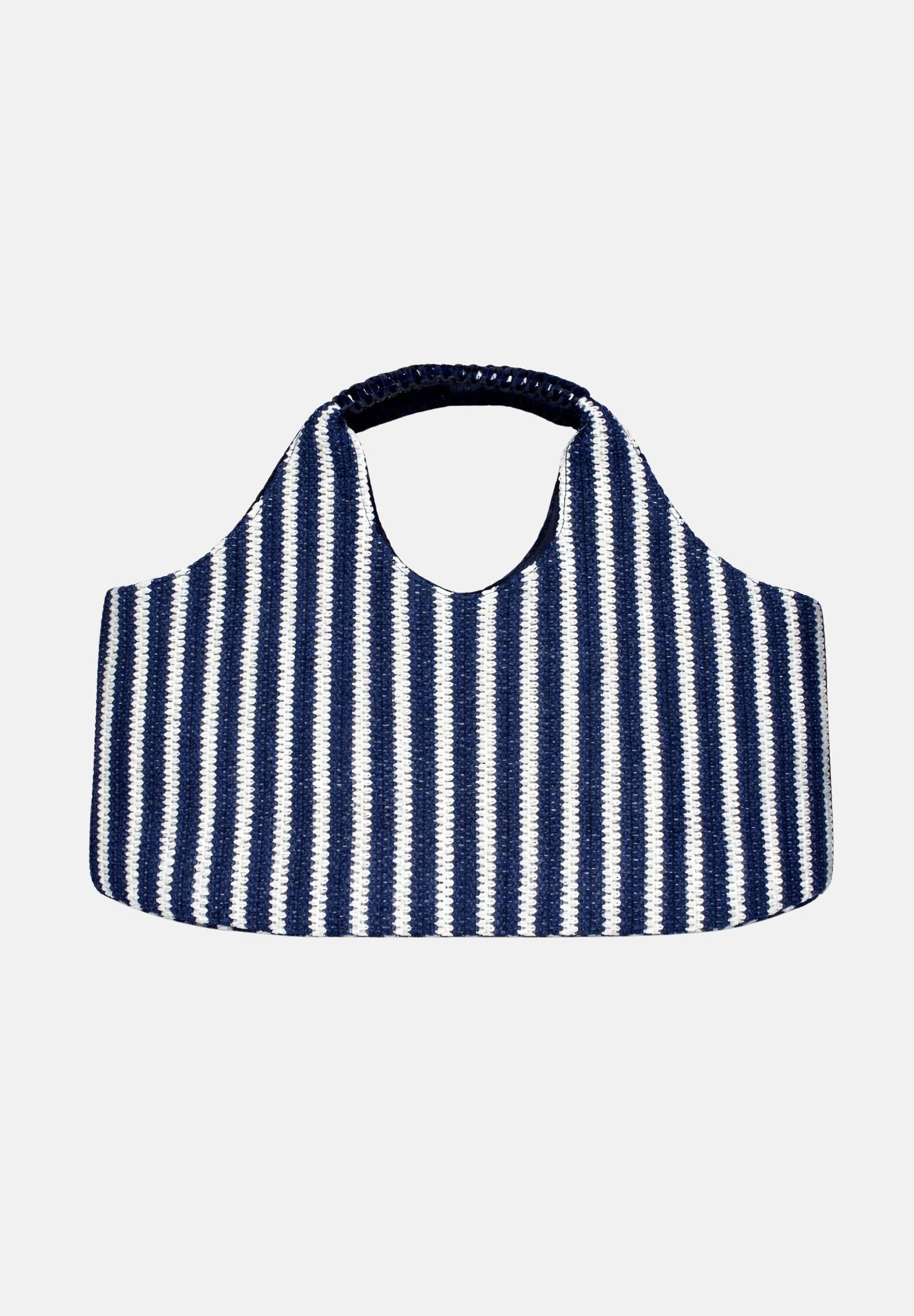 MARC ELLIS Borsa mare Buby Eivissa blu e bianca da donna BUBY-EIVISSA BLWH MARC ELLIS 