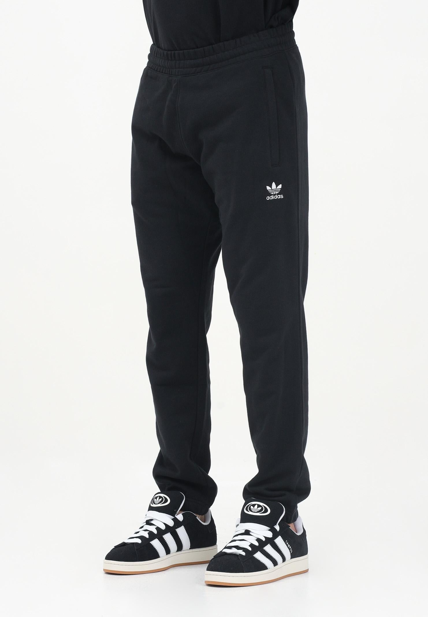 ADIDAS ORIGINALS Pantalone sportivo Trefoil Essentials French Terry nero da uomo JD2422 . ADIDAS ORIGINALS 