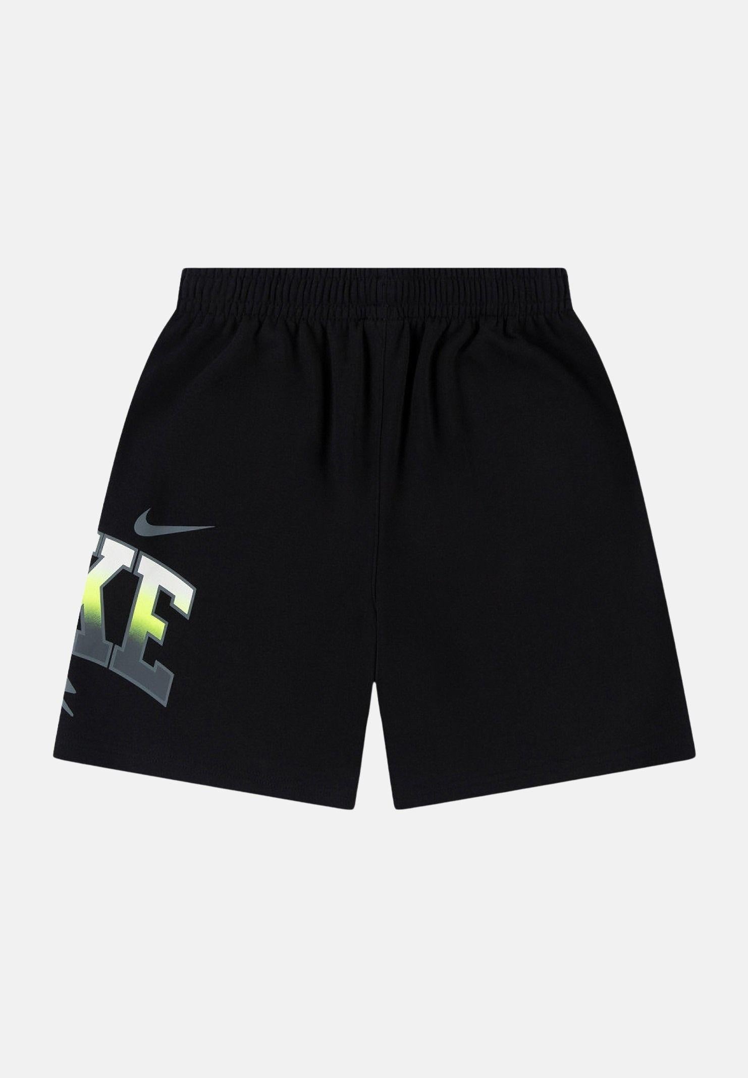 NIKE Shorts sportivo nero da bambino con stampa logo laterale 9Q1463 023 NIKE 