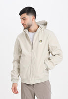 LYLE & SCOTT Giacca softshell foderata in pile beige da uomo JK2110V X865 LYLE & SCOTT 