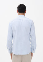 SELECTED HOMME Camicia a manica lunga bianca e azzurra da uomo con motivo a righe 16092939 CABL SELECTED HOMME 