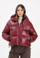 VICOLO Piumino bordeaux da donna TF0082 FU37 VICOLO 