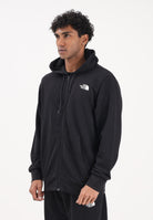 THE NORTH FACE Felpa con zip Simple Dome Light Regular nera da uomo NF0A8GQ7JK31 . THE NORTH FACE 