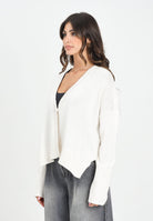 ARMANI EXCHANGE Cardigan corto panna da donna con logo XW001304AF16552 U1003 ARMANI EXCHANGE 