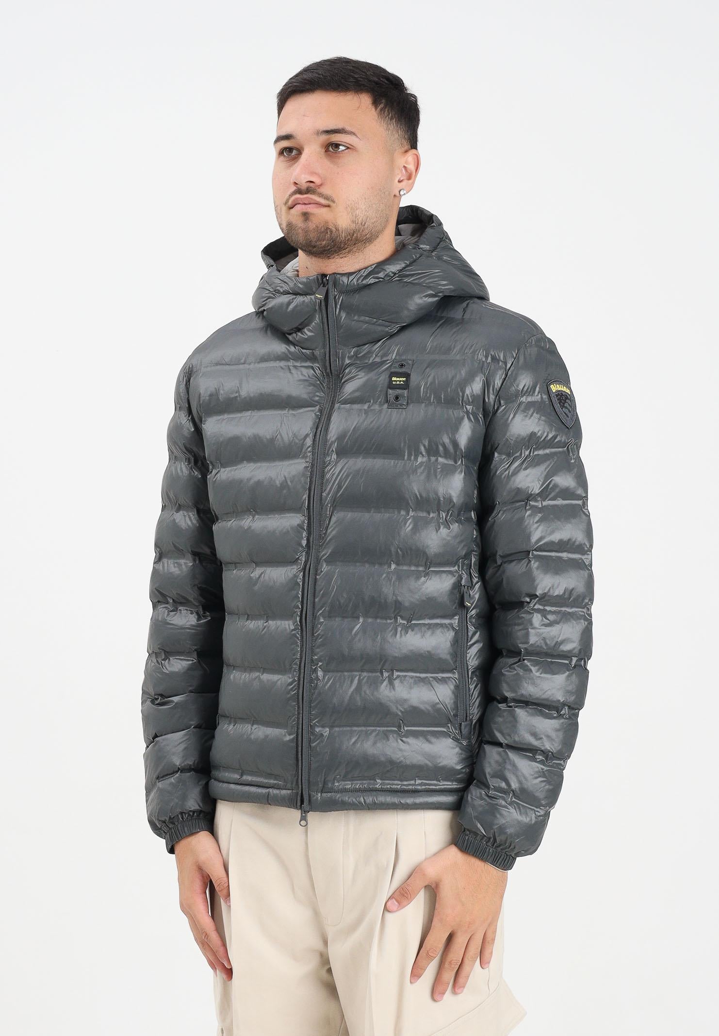 BLAUER Piumino CHARLES grigio antracite da uomo 25WBLUC02132-007284 978GG BLAUER 