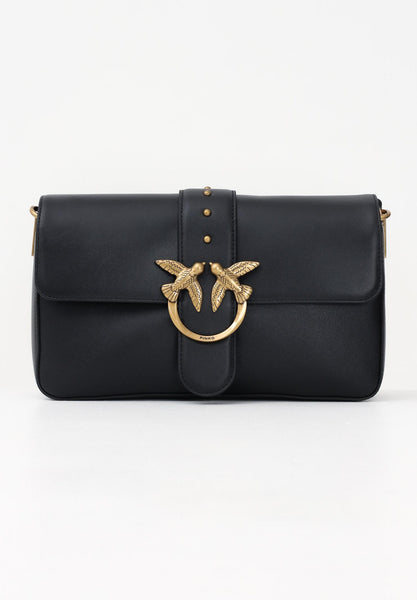 PINKO Love Bag Slouchy Black Women's Shoulder Bag – Pavidas PINKO Love Bag Slouchy Black Women's Shoulder Bag – Pavidas