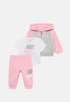NIKE Completo rosa e grigio da bambina con logo 36N341 A0W NIKE 