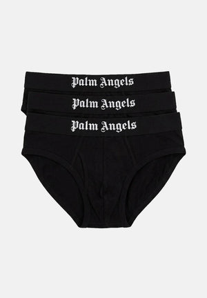 PALM ANGELS Slip (3 paia) neri da uomo PLA1UMBSP01TR BL PALM ANGELS 