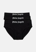 PALM ANGELS Slip (3 paia) neri da uomo PLA1UMBSP01TR BL PALM ANGELS 