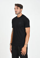 ARMANI EXCHANGE T-shirt a manica corta nera da uomo con patch logo XM001456AF10358 UC001 ARMANI EXCHANGE 