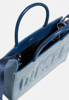 DIESEL Borsa a mano in denim chiaro da donna con logo J02529P1730 H8457 DIESEL 