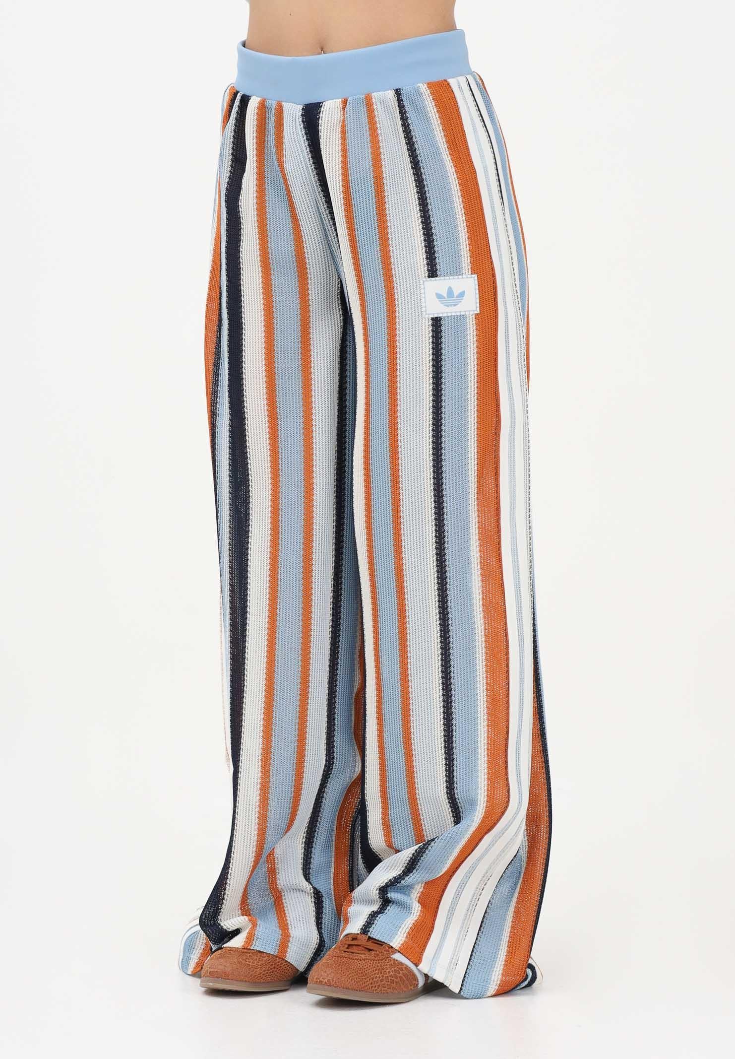 ADIDAS ORIGINALS Pantalone sportivo SUMMER GLOW KNITTED FIREBIRD multicolore da donna KY2036 . ADIDAS ORIGINALS 