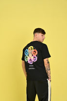 BARROW T-shirt a manica corta nera per uomo e donna con stampa S5BWUATH053 110 BARROW 