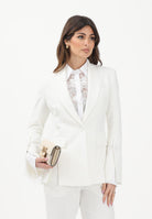 PINKO Giacca monopetto CARCIOFO bianca da donna 106615A32Z Z07 PINKO 