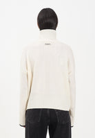 PINKO Maglia a collo alto panna da donna con logo sul retro 105446A2Q9 Z13 PINKO 