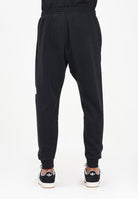 ADIDAS PERFORMANCE Pantalone sportivo Essentials Big Logo Cuffed Fleece nero da uomo IN6147  ADIDAS PERFORMANCE 