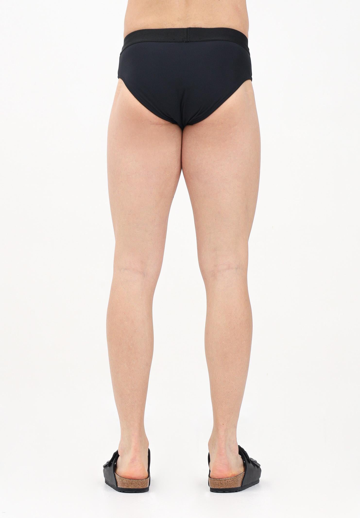 DSQUARED2 Slip mare nero da uomo con maxi logo Dsquared2 verde fluo D7B356030 004 DSQUARED2 