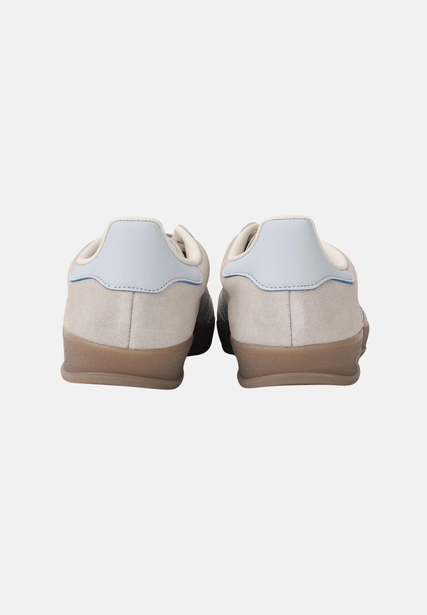 ADIDAS ORIGINALS Sneakers Gazelle Indoor grigie e azzurre per uomo e donna JR2432 . ADIDAS ORIGINALS 
