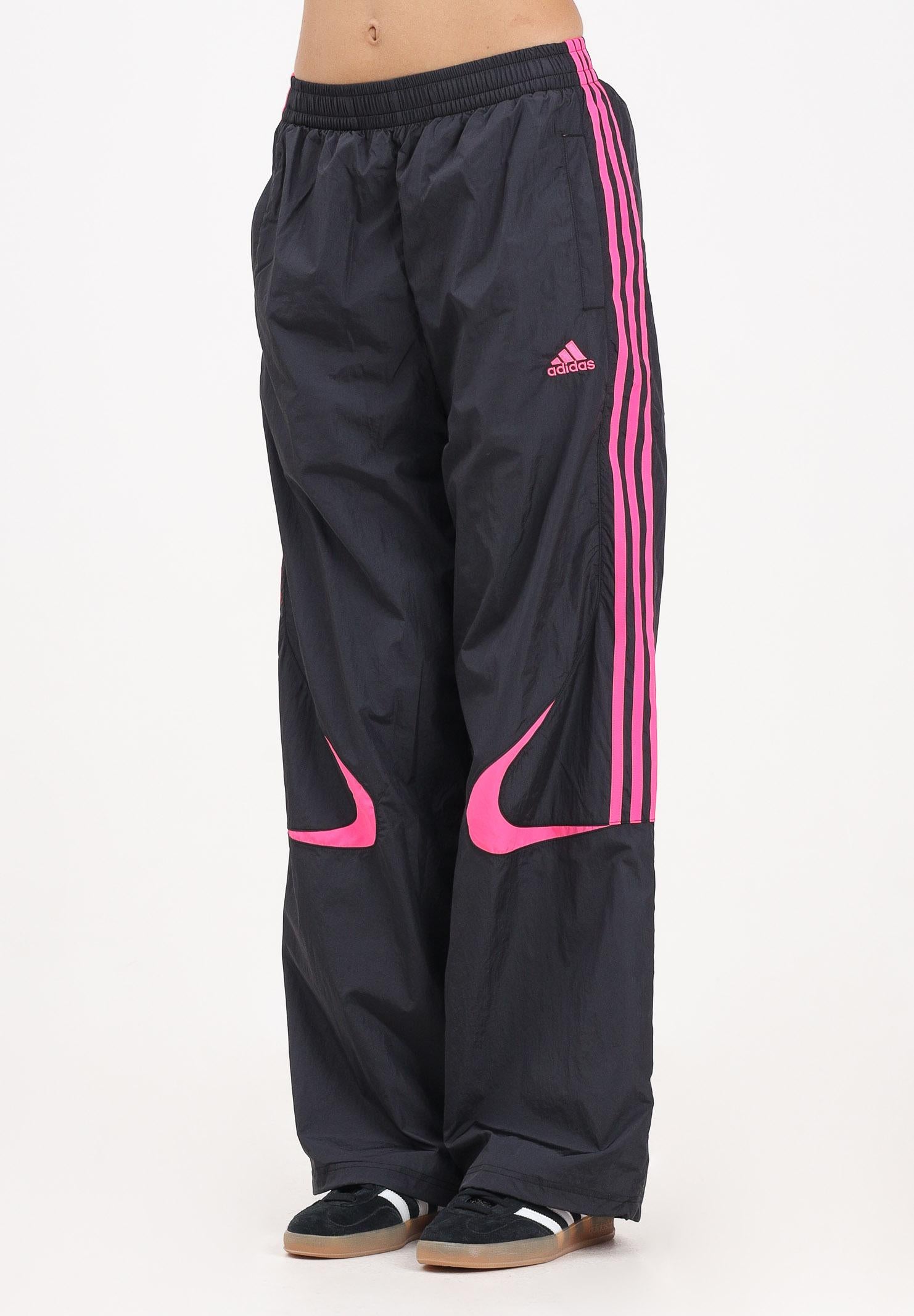 ADIDAS ORIGINALS Pantalone sportivo Teamgeist Adicolor Oversized nero da donna JZ8261 . ADIDAS ORIGINALS 