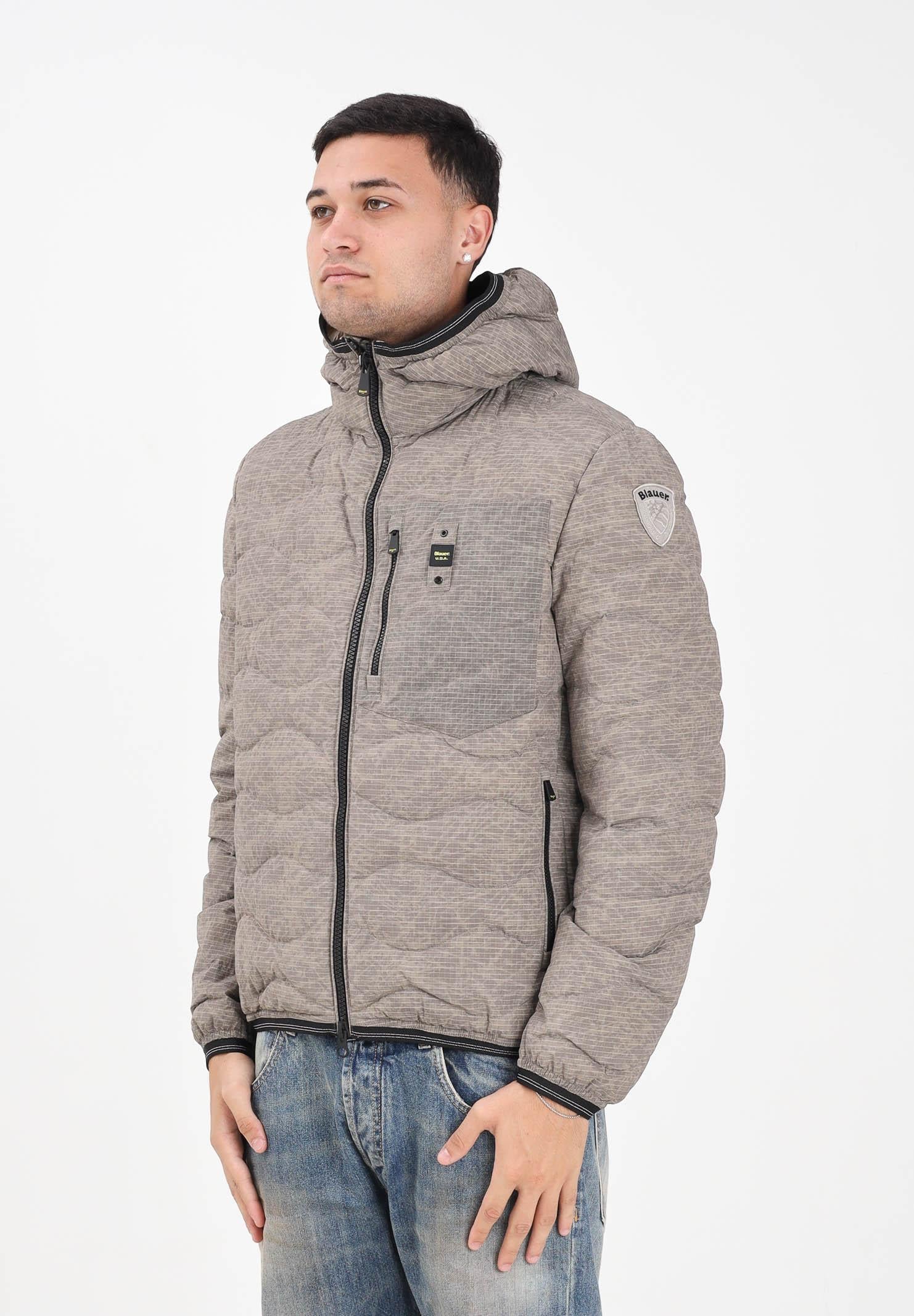 BLAUER Piumino WAX AD ONDE WAVE beige da uomo 25WBLUC03074-007314 341 BLAUER 