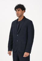 ARMANI EXCHANGE Giacca in lino blu da uomo 8NZG15ZNFNZ 1583 ARMANI EXCHANGE 