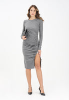 PINKO Abito midi grigio da donna 106126A2ZU I76 PINKO 