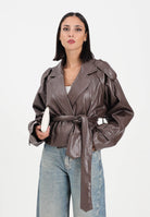 TPN Giubbotto di pelle Dalton marrone da donna DALTON402W5 30 TPN 