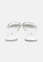 MARC ELLIS Ciabatte flat bianche da donna con logo ME261C150 WXX MARC ELLIS 