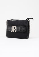 RICHMOND Borsa a spalla nera da donna con logo e borchie RWA25190BO BL RICHMOND 
