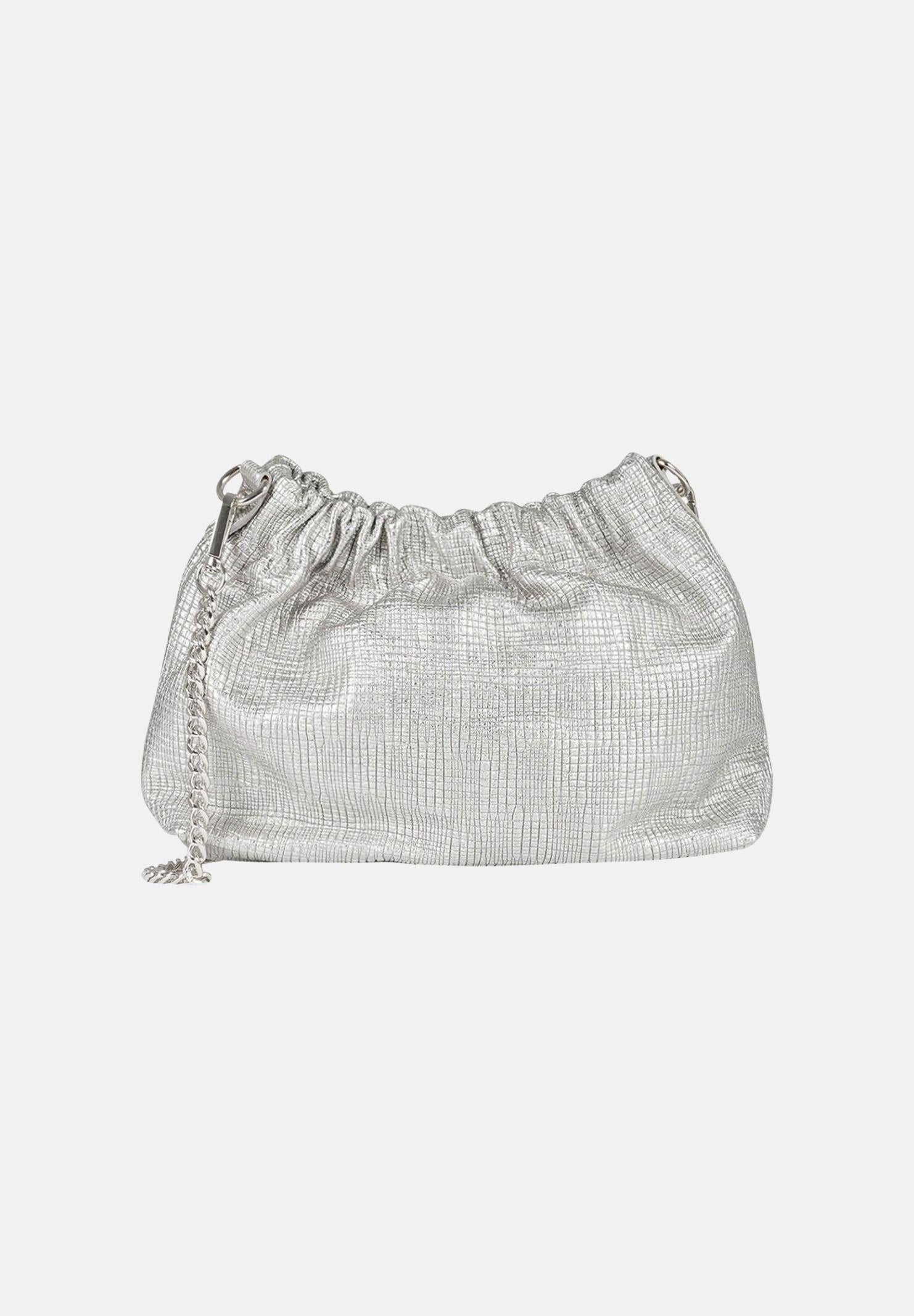 MARC ELLIS Borsa a tracolla Helena Suede argento da donna HELENA-SUEDE-RF SI MARC ELLIS 