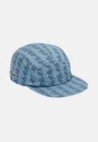 LACOSTE Cappello con visiera blu per uomo e donna caratterizzato da stampa monogram RK0763 HGI LACOSTE 