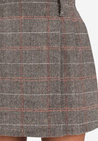 ONLY Gonna corta marrone da donna con motivo principe di Galles 15356762 SealBrown ONLY 