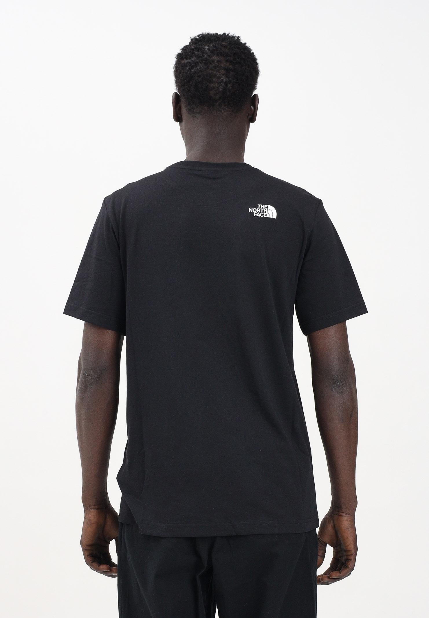 THE NORTH FACE T-shirt a manica corta Fine nera da uomo NF0A8A6MJK31 . THE NORTH FACE 