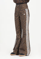 ADIDAS ORIGINALS Pantalone Wide Leg Leopard marrone da donna KA2682  ADIDAS ORIGINALS 