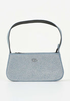 DIESEL Borsa a spalla WJULIE in denim da donna con strass applicati J02530KXBRM K01 DIESEL 