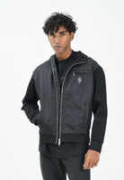 YES LONDON Giubbotto nero da uomo realizzato in doppio tessuto XG5253 NE YES LONDON 