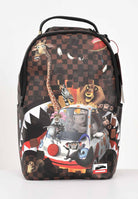 SPRAYGROUND Zaino MADAGASCAR CHECKER SMASH DLXSV marrone per uomo e donna 910B7681NSZ  SPRAYGROUND 