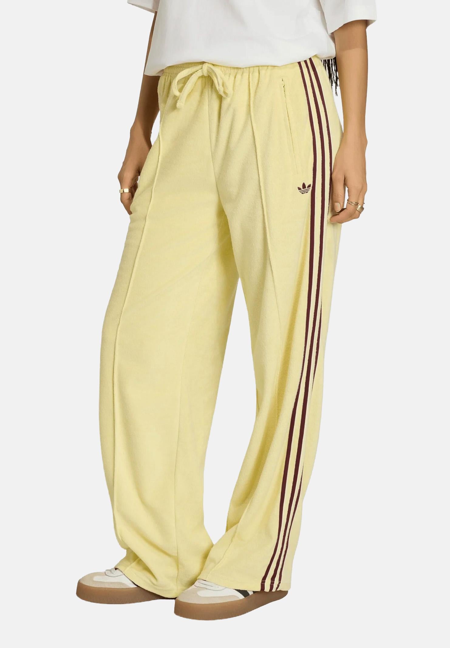 ADIDAS ORIGINALS Pantalone sportivo TERRY TOWEL FIREBIRD giallo da donna KQ6662 . ADIDAS ORIGINALS 