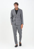 I'M BRIAN Pantalone elegante grigio da uomo<BR/> PA3492 GRIG I'M BRIAN 