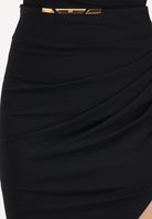 ELISABETTA FRANCHI Gonna midi nera da donna GO16161E2 110 ELISABETTA FRANCHI 