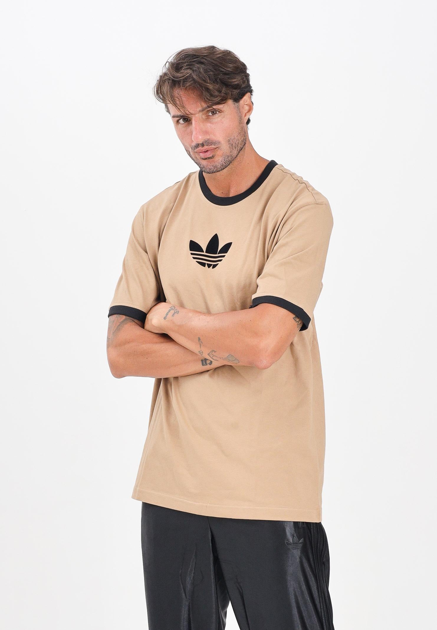ADIDAS ORIGINALS T-shirt a manica corta Adidas Adicolor Loose 2000s Cali beige da uomo JX1516  ADIDAS ORIGINALS 