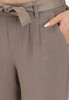ONLY Pantalone marrone da donna con cintura coordinata 15367751 WA ONLY 