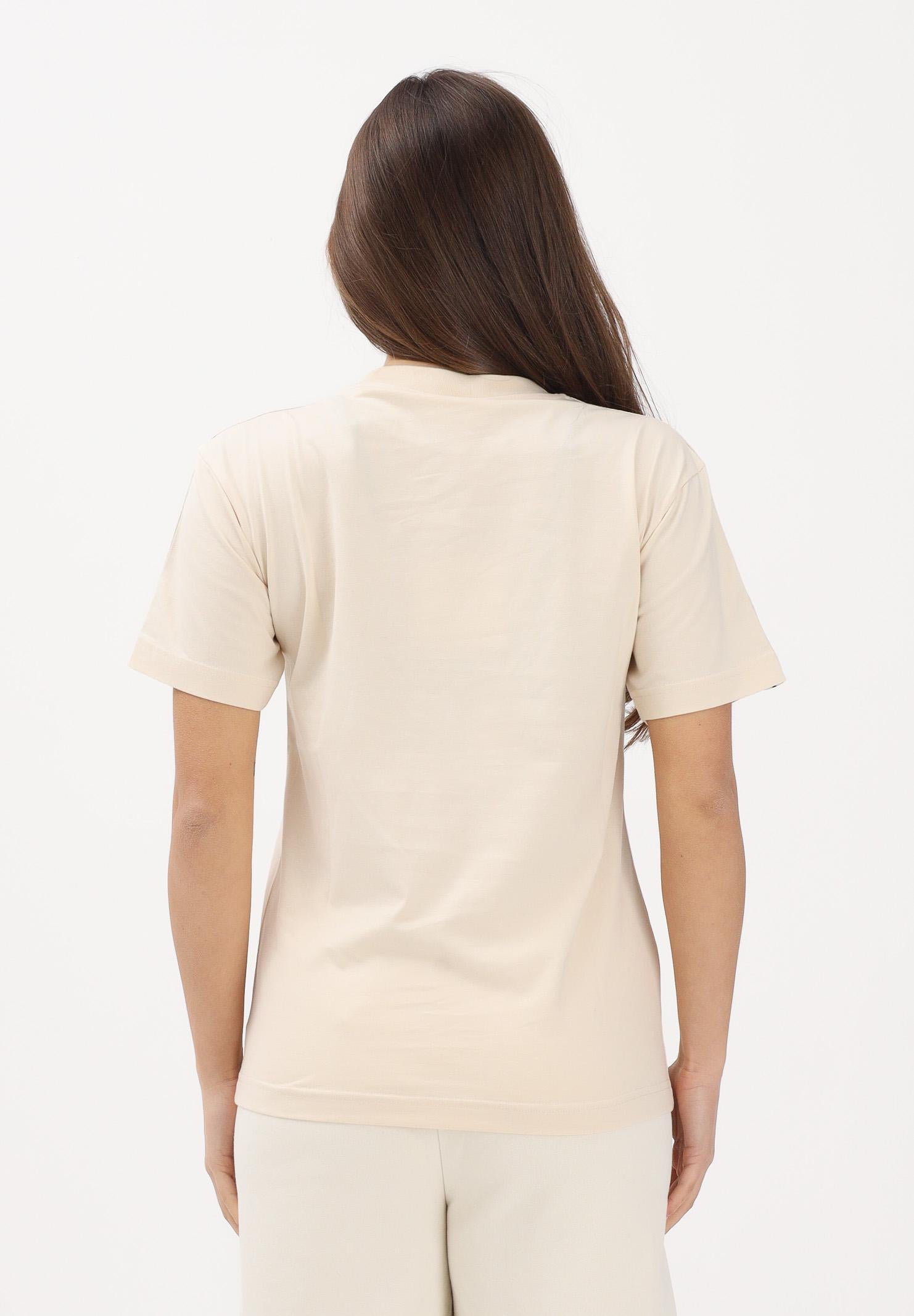 PALM ANGELS T-shirt a manica corta panna per donna, ragazzi e bambini con logo PBAA011S26JER001 092 PALM ANGELS 