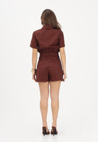 PATRIZIA PEPE Tuta corta marrone da donna 2T0095A9B9 B887 PATRIZIA PEPE 