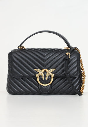 PINKO Borsa a mano Classic Love Bag Puff nera da donna 100043A0GK Z99Q PINKO 