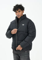 DICKIES Summerdale piumino nero da uomo con lofo ricamato in bianco DK0A87OGBLK1  DIckies 