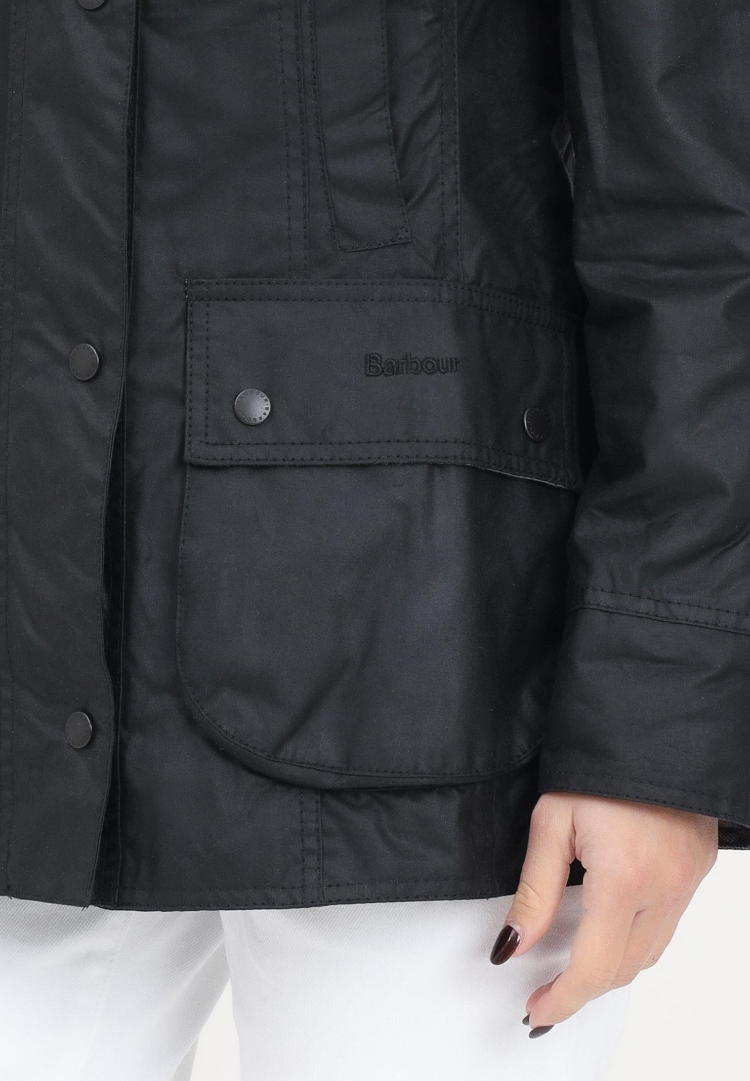 BARBOUR Giubbotto impermeabile Beadnell nero da donna 242-LWX0667LWX BK11 BARBOUR 