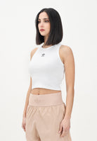 ADIDAS ORIGINALS Canotta Essentials Ribbed bianca da donna JC9007 . ADIDAS ORIGINALS 