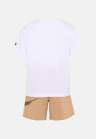 NIKE Completino Sportswear In The Zone bianco e beige da bambino 86N737 X0L NIKE 