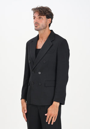 I'M BRIAN Giacca doppiopetto nera da uomo GIA3461 009 I'M BRIAN 